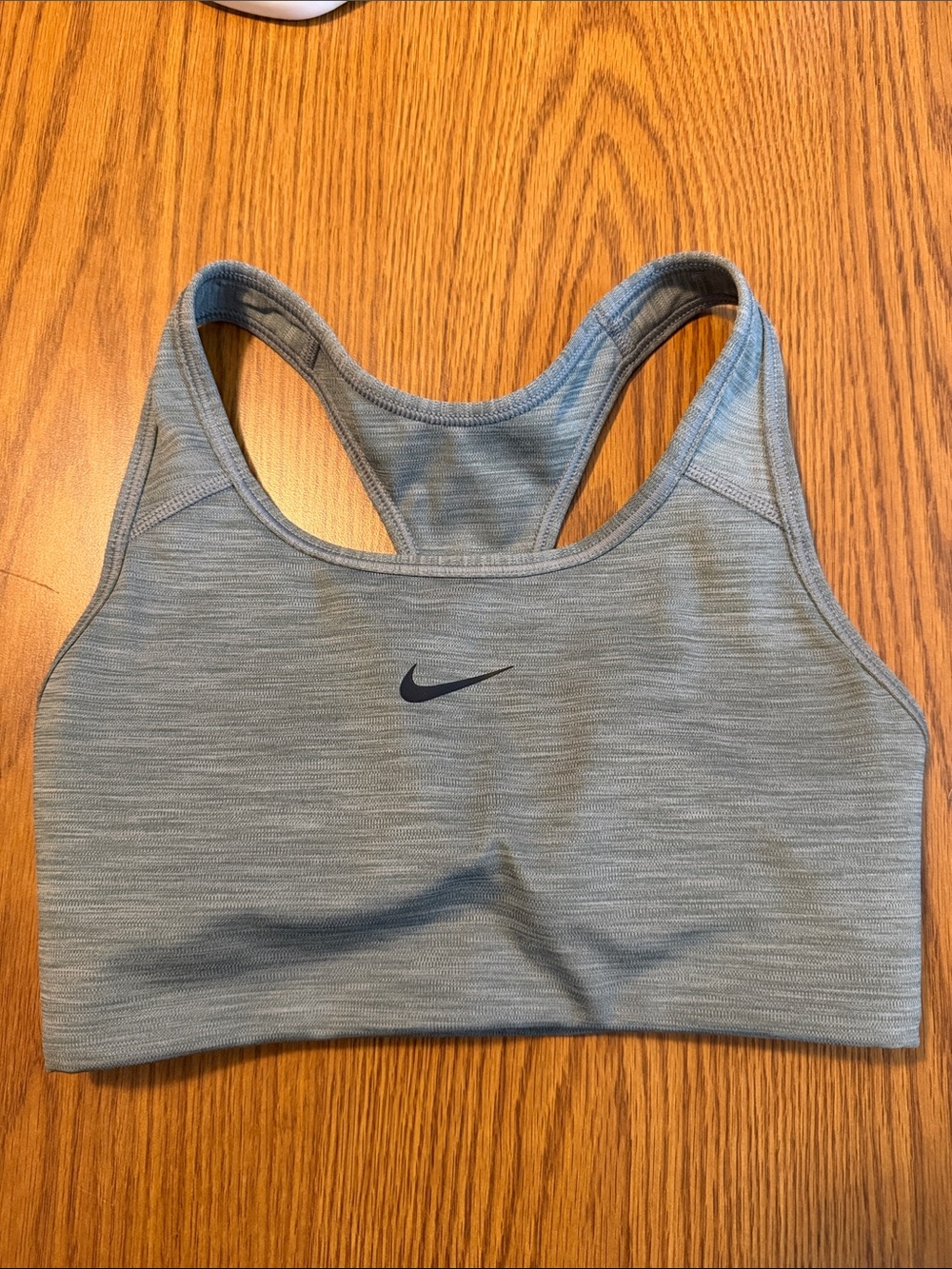Nike Swoosh Dri-FIT 1-Piece Pad Sports Bra Gray Heather XS NWOT